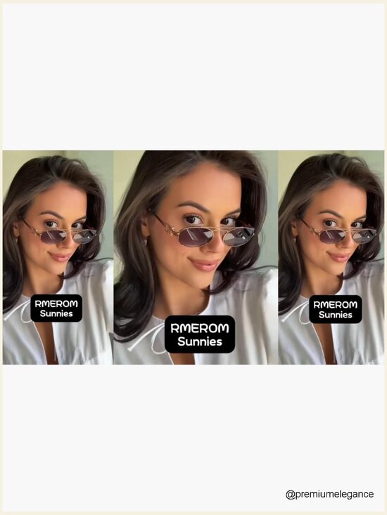 Retro Oval Metal Sunglasses UV400 Protection main image 4